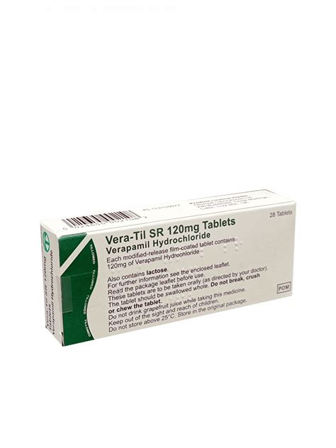verapamil sr 120 mg